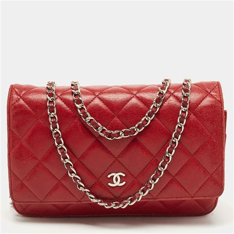 chanel wallet on chain red boy|chanel wallet on chain price.